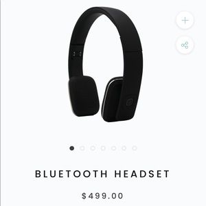 BRAND NEW RLX Bluetooth stereo headset in black.